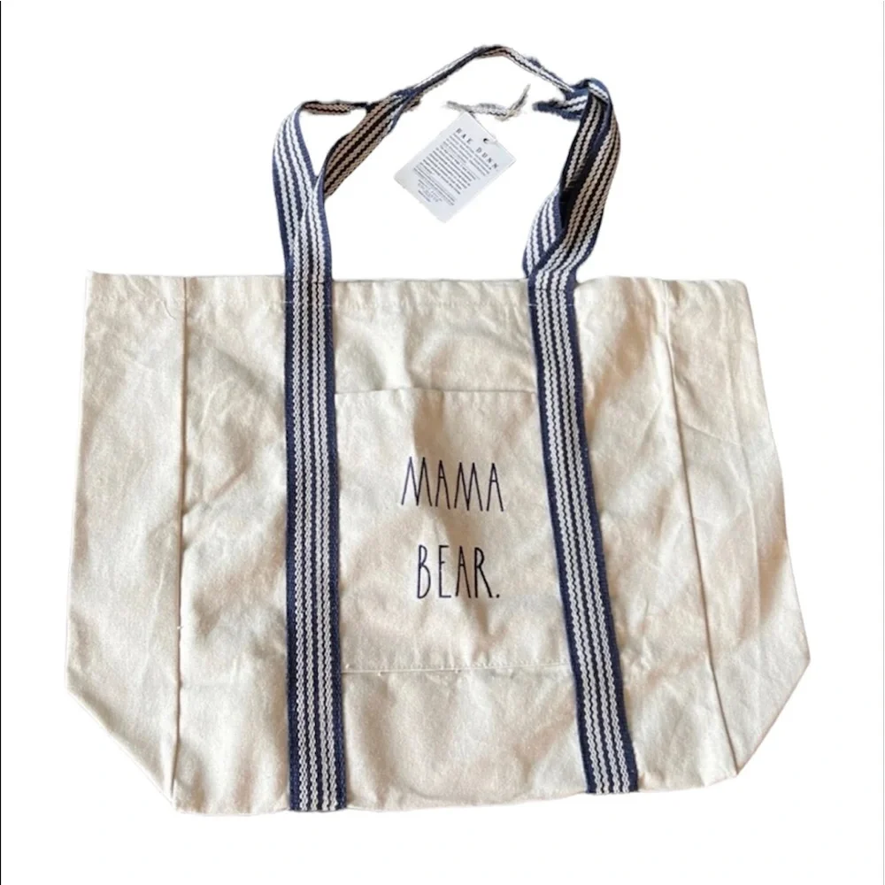 🆕 Rae Dunn MAMA BEAR Tote Bag - Picture 4 of 13